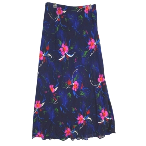 FRANCESCA Rose Maxi Skirt Mix Print Panels Boho Festival Size L - EUC! - Picture 15 of 15